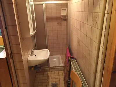 Ein Badezimmer in der Unterkunft Zettlerhütte Planneralm