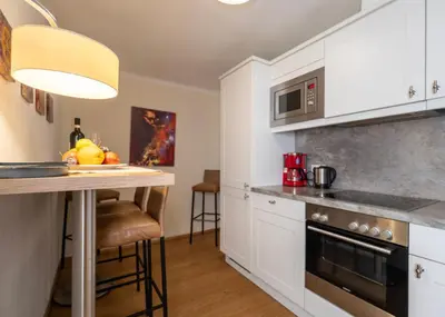 Küche/Küchenzeile in der Unterkunft Chalet Ferienhaus Hubertus
