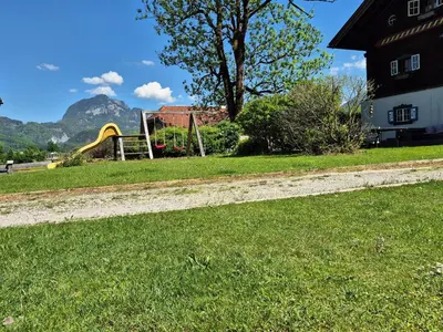 Ein Kinderspielbereich in der Unterkunft Ferienlounge Bluntausee