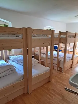Ein Bett oder Betten in einem Zimmer der Unterkunft Life Camp