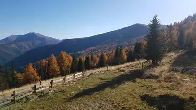 Naturlandschaft in der Nähe des Ferienhauses