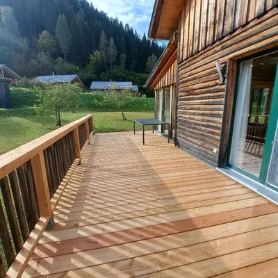 Naturlandschaft in der Nähe des Chalets
