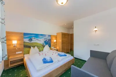 Ein Bett oder Betten in einem Zimmer der Unterkunft Apartments Unterfischergut