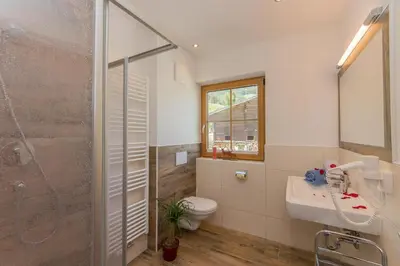 Ein Badezimmer in der Unterkunft Apartments Unterfischergut