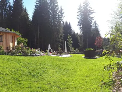Ein Garten an der Unterkunft Prestlhof