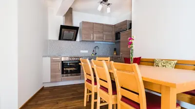 Küche/Küchenzeile in der Unterkunft Cityhouse Apartments Schladming