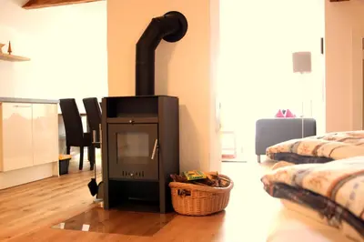 Ein Bett oder Betten in einem Zimmer der Unterkunft Apartment Pötzelberghof