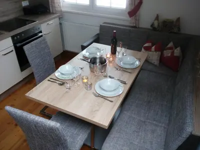 Küche/Küchenzeile in der Unterkunft Appartment Stroblhof