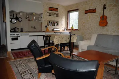 Küche/Küchenzeile in der Unterkunft Nordwand Apartment