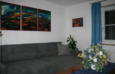 Ein Sitzbereich in der Unterkunft LANDHAUS Pichler