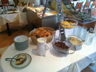 Essen im Hotel oder in der Nähe