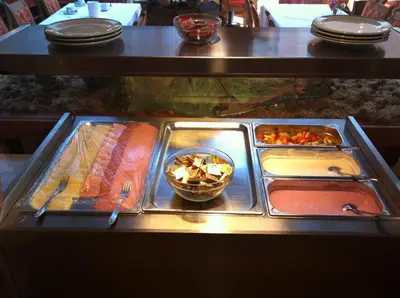 Essen im Hotel oder in der Nähe