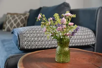 Ein Sitzbereich in der Unterkunft Alpine Appartement Top 8 by AA Holiday Homes