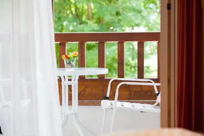 Ein Balkon oder eine Terrasse in der Unterkunft Hotel Moserwirt