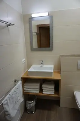 Ein Badezimmer in der Unterkunft Haus Mozart