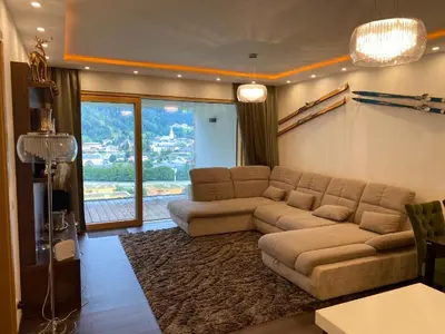 Ein Sitzbereich in der Unterkunft Sonnenhang Studio&Design Apartments
