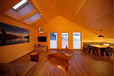 TV/Unterhaltungsangebot in der Unterkunft Bergchalet Raffalt