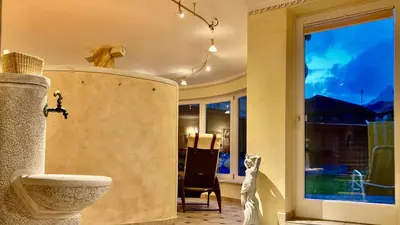 Ein Badezimmer in der Unterkunft Pension Weinberger