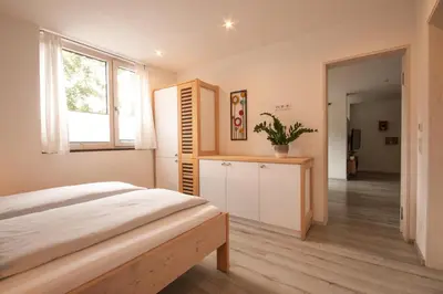 Ein Bett oder Betten in einem Zimmer der Unterkunft Hochsitz Schladming