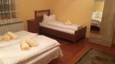 Ein Bett oder Betten in einem Zimmer der Unterkunft Ferienhaus König