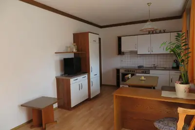 Küche/Küchenzeile in der Unterkunft Haus Enzian