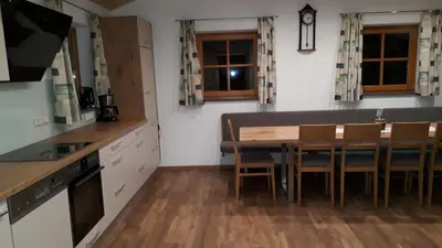 Küche/Küchenzeile in der Unterkunft Landhaus Katharina