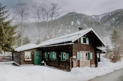 Naturlandschaft in der Nähe des Chalets