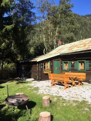 Naturlandschaft in der Nähe des Chalets