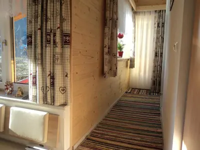 Ein Badezimmer in der Unterkunft Bergblick