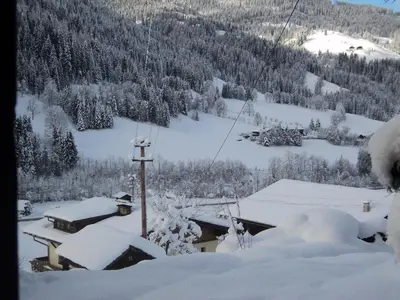 Bergblick im Winter