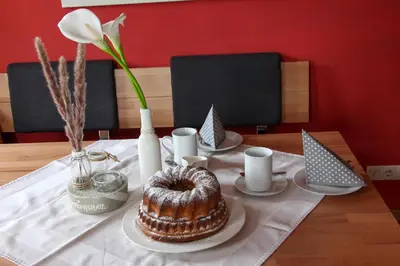 Essen in der Ferienwohnung oder in der Nähe