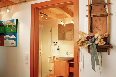 Ein Badezimmer in der Unterkunft Ferienwohnung Anderl