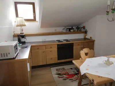 Küche/Küchenzeile in der Unterkunft Landhaus Kurz