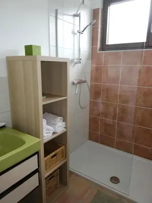 Ein Badezimmer in der Unterkunft Landhaus Kurz
