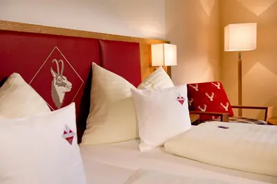 Ein Bett oder Betten in einem Zimmer der Unterkunft Hotel Kerschbaumer