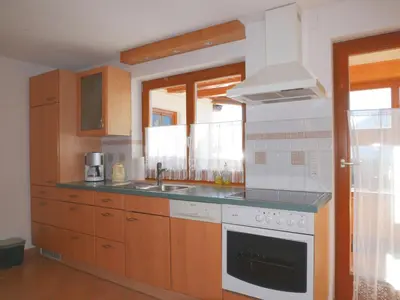 Küche/Küchenzeile in der Unterkunft Appartements Tauernzauber