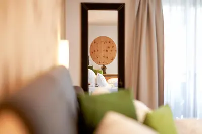 Ein Bett oder Betten in einem Zimmer der Unterkunft Bio-Pension Bliem