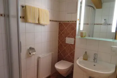 Ein Badezimmer in der Unterkunft Apartments Egger Barbara