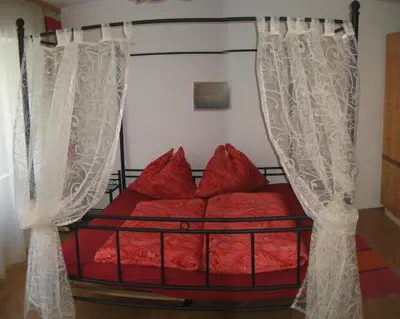 Ein Sitzbereich in der Unterkunft Stadtappartements Oppeneiger