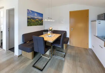 Küche/Küchenzeile in der Unterkunft Haus Scherz