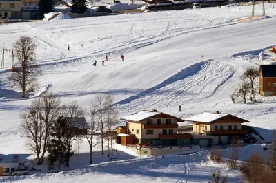 Haus Scherz im Winter