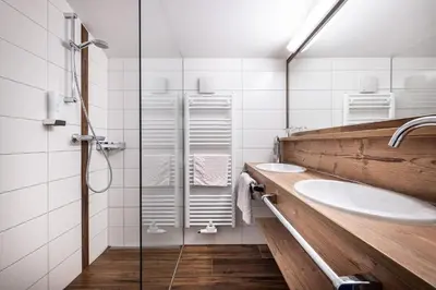 Ein Badezimmer in der Unterkunft Das Filzmoos