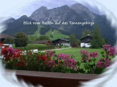 Ein allgemeiner Bergblick oder ein Berglick von der Ferienwohnung aus