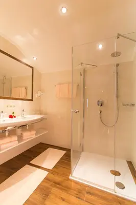 Ein Badezimmer in der Unterkunft Landhaus Rosengartl
