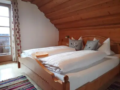 Ein Bett oder Betten in einem Zimmer der Unterkunft Kasparbauer