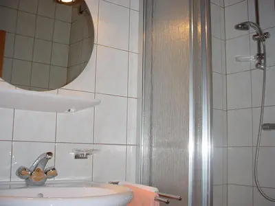 Ein Badezimmer in der Unterkunft Kasparbauer