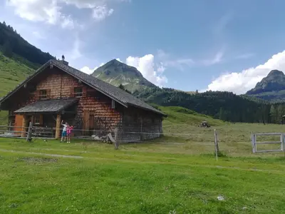 Naturlandschaft in der Nähe des Chalets