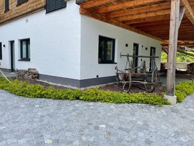 Ein Garten an der Unterkunft Schladminger Tauern Apartment