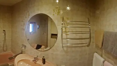 Ein Badezimmer in der Unterkunft Apartments Almstein