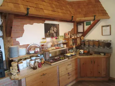 Küche/Küchenzeile in der Unterkunft Familienbauernhof Christa